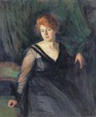 HELLER Ödön 1878-1921,Red-Haired Woman,Kieselbach HU 2006-10-17