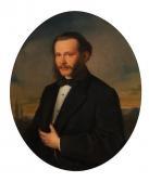 HELLER FLORENT ANTOINE,Portrait des Fürsten Karl Fugger zu Babenhausen,1863,Fischer 2014-06-18