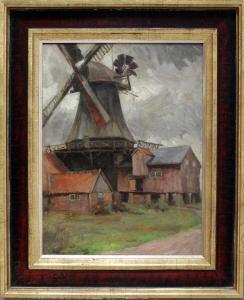 HELLER Oskar 1870-1938,Windmühle,Reiner Dannenberg DE 2016-09-09