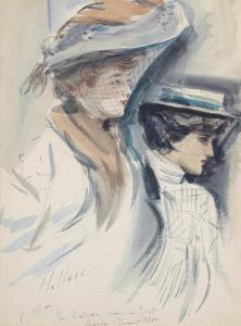 HELLEU Paul Cesar 1859-1927,Deux femmes,Bonhams GB 2024-03-20