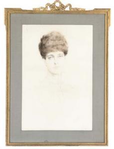 HELLEU Paul Cesar 1859-1927,Portrait of a Lady,Christie's GB 2007-07-11