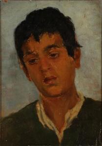 HELLHOFF Heinrich 1868-1914,Portrait of a young boy,Bruun Rasmussen DK 2021-06-21