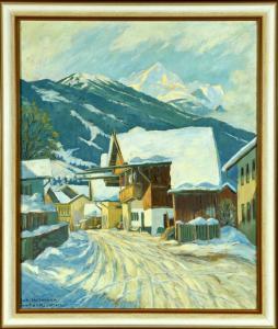 HELLMANN Jakob 1877-1953,Partie aus Garmisch-Partenkirchen,Allgauer DE 2023-01-13