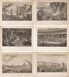 HELMAN Isidore Stanislas,6 prints from the 'Principales journées de la Révo,Desa Unicum 2021-09-22