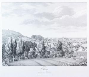 HELMSAUER C.A 1800-1800,Oliva gesehen aus dem Freundenthale,Sopocki Dom Aukcjny PL 2014-08-14