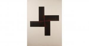 HELMY MENHAT 1925-2003,Red line,1981,Mallams GB 2021-03-17