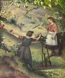 HELPS Francis William 1890-1972,In the Orchard,Gilding's GB 2021-12-14