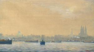 HEMELMAN Albert 1883-1951,Ansicht des Hafens von Amsterdam,Galerie Bassenge DE 2012-11-29