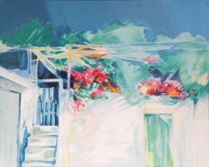 HEMERET Claude 1929,Flowered Terrace,1980,Ro Gallery US 2024-04-04