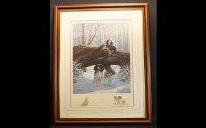 HEMMING Nigel 1957,Springer Spaniels in winter woodland,Gerrards GB 2019-04-11