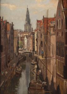 HEMPEL Hempel Carl 1848-1921,Geldersekade in Amsterdam,Hargesheimer Kunstauktionen DE 2022-09-07