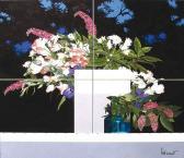 HENAUT Jean Pierre 1942,« Les fleurs peintes », 1990.,1990,Blanchet FR 2008-10-22