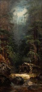 HENDERSON CHAIN Helen 1849-1892,Old Miner's Cabin,Hindman US 2020-10-29