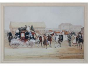 HENDERSON Charles Cooper 1803-1877,The Exeter to London Royal Mail carriage,Duke & Son GB 2011-09-29