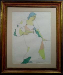 HENDERSON Dorothy 1912,Portrait of a Woman,Kaminski & Co. US 2007-06-02