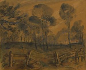 HENDERSON Elsie M 1880-1967,Evening In a Wood,Sworders GB 2024-02-18