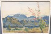 HENDERSON ORPHOOT Burnetr Napier 1880-1964,Blue Mountains from Mon,Bamfords Auctioneers and Valuers 2008-06-11