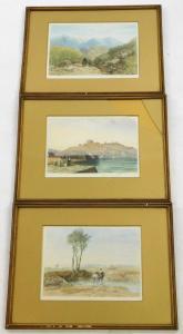 HENDERSON Will 1900-1900,Buildings on a hill, mezzotint,19th century,Golding Young & Co. 2019-09-04