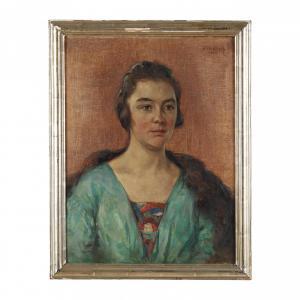 hendorf richard 1861-1939,Portrait of Liddy Lenz,1927,Leland Little US 2024-02-15