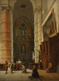 HENDRICK POTUIJL,La chapelle de la Sainte Vierge,1858,Ader FR 2013-10-25
