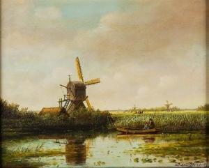 HENDRICKS Casper,Landscape with Windmill,Simon Chorley Art & Antiques GB 2016-01-26