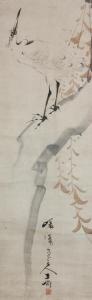 HENG Wang 1562-1609,crane standing on tree,888auctions CA 2017-06-29