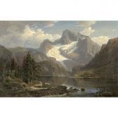 HENGSBACH Franz 1814-1883,Gosau-See bei Dachstein in sommerlicher Landschaft,1850,Kaupp 2007-05-10