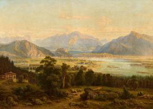 HENGSBACH Franz 1814-1883,View of Salzburg,Van Ham DE 2022-05-19