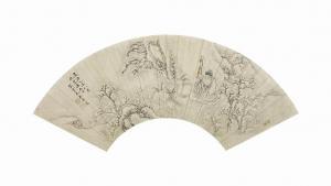 HENIAN ZHU 1760-1834,BELIERS ET IMMORTEL,Christie's GB 2016-06-21