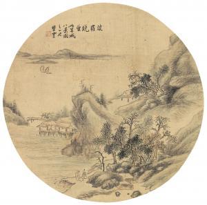 HENIAN ZHU 1760-1834,Landscape,Christie's GB 2018-09-11