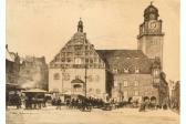 HENKER Walter 1902-1932,Der Altmarkt in Plauen,1930,Mehlis DE 2015-08-27