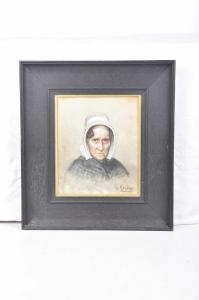 HENKER Walter 1902-1932,Lady wearing Bonnet,Wright Marshall GB 2018-03-10