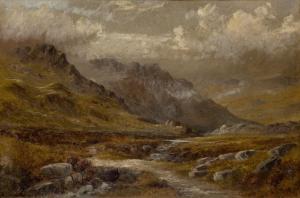 HENLEY Henry W 1891-1895,Mountainous landscape with a stream,Rosebery's GB 2024-02-27