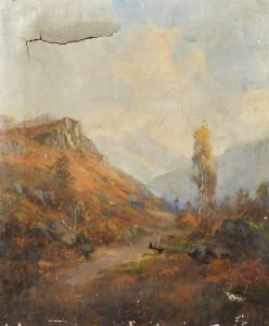 HENLEY Henry W 1891-1895,On the Hill, North Wales,19th Century,John Nicholson GB 2024-01-24