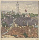 HENNEBERG Hugo 1863-1918,View of Wachau,1900,Palais Dorotheum AT 2011-09-12