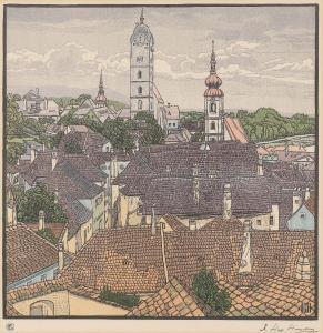 HENNEBERG Hugo 1863-1918,Wachau,Palais Dorotheum AT 2014-06-04