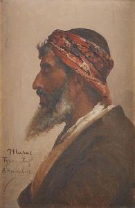 HENNEBICQ Andre 1836-1904,Maroc, type juif,Horta BE 2019-09-09