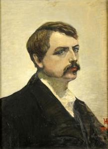 HENNEBICQ Léon 1871-1940,Autoportrait,1904,Galerie Moderne BE 2010-05-18