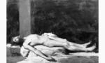 HENNER Jean Jacques 1829-1905,Homme nu allongé.,De Nicolay FR 2001-04-25