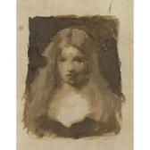 HENNER Jean Jacques 1829-1905,RITRATTO DI FANCIULLA,Sotheby's GB 2009-10-14