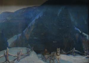 HENNESSEY Frank Charles,Horse Drawn Sleigh,1929,Bamfords Auctioneers and Valuers 2021-10-14