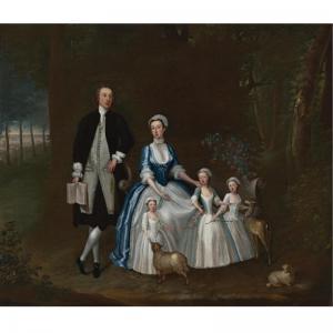 hennessy 1700,A GROUP PORTRAIT OF BAPTIST NOEL, 4TH EARL OF GAIN,1737,Sotheby's GB 2008-01-24