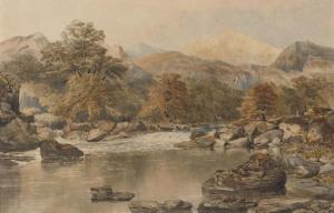 HENNING Henrietta Hunt 1893-1964,Falls in a highland landscape,Christie's GB 2007-12-11