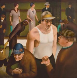 HENNING WILLIAM EDWIN 1911-1996,Sidewalk Comedy,1933,Shannon's US 2008-10-23