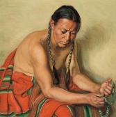 HENNINGS Ernest Martin 1886-1956,Taos Chief,Scottsdale Art Auction US 2013-04-06