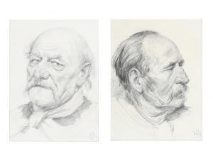 HENNINGSEN Hans 1886-1952,portraits,Bruun Rasmussen DK 2024-02-26