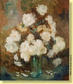 HENNO Louis 1907-1990,Vasegarni de fleurs blanches,Horta BE 2009-02-16