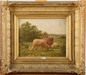 HENRARD George 1814-1877,Moutons au pré,VanDerKindere BE 2014-03-18