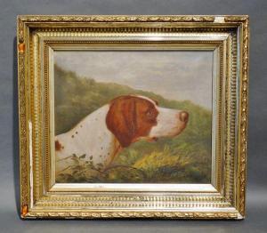 HENRARD George 1814-1877,Tête de chien,1896,Legros BE 2018-02-22