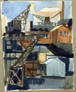 HENRICH Albert 1899-1971,Industrial cranes,Peter Karbstein DE 2021-03-13
